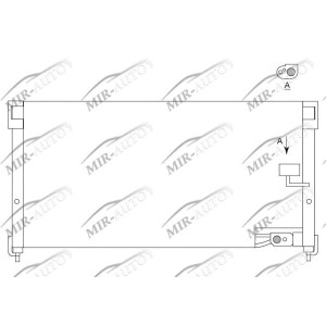 AC condenser without receiver drier