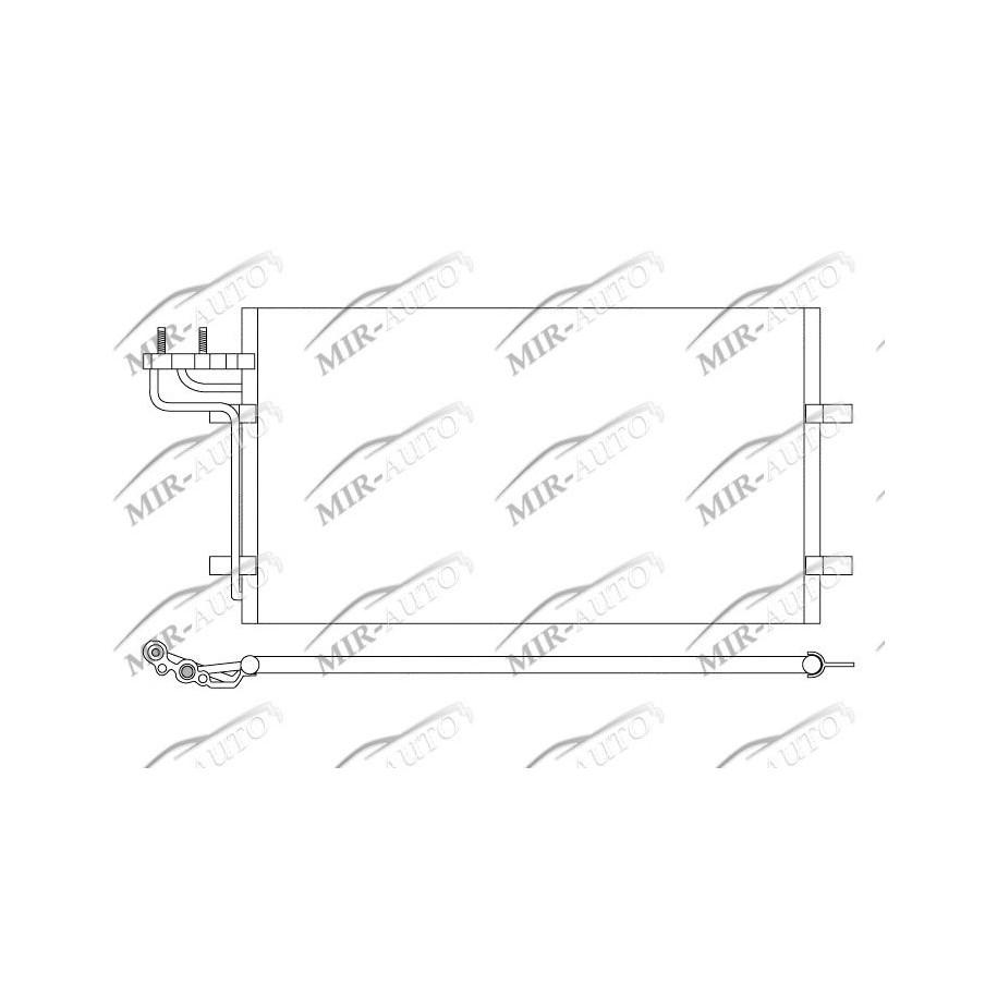 AC condenser without receiver drier