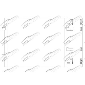 AC condenser without receiver drier