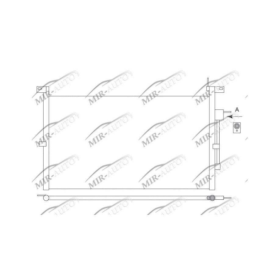 AC condenser without receiver drier