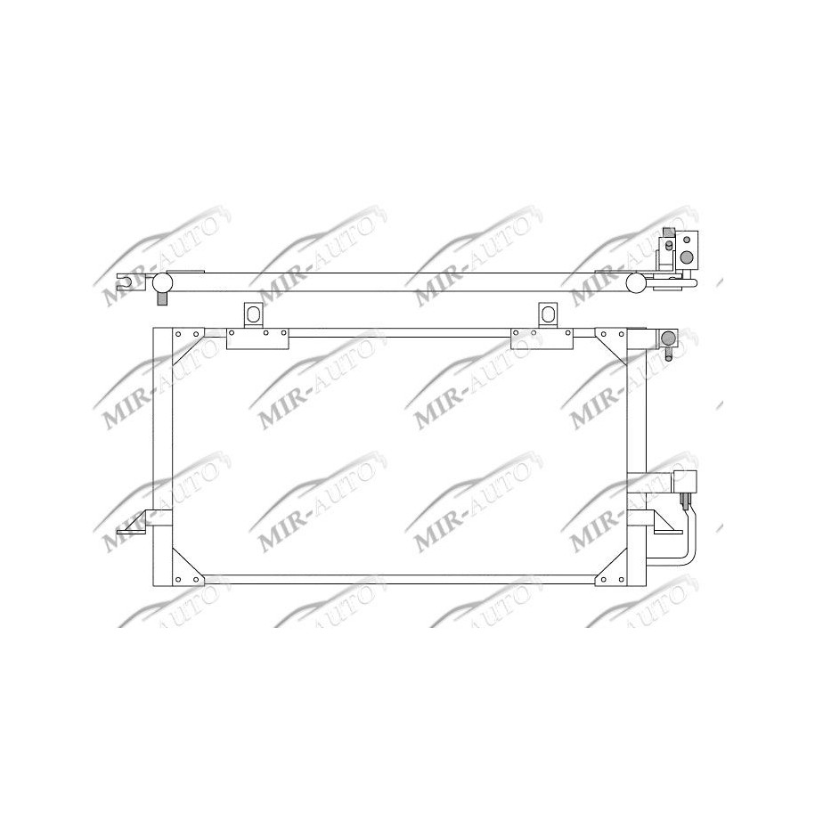 AC condenser without receiver drier