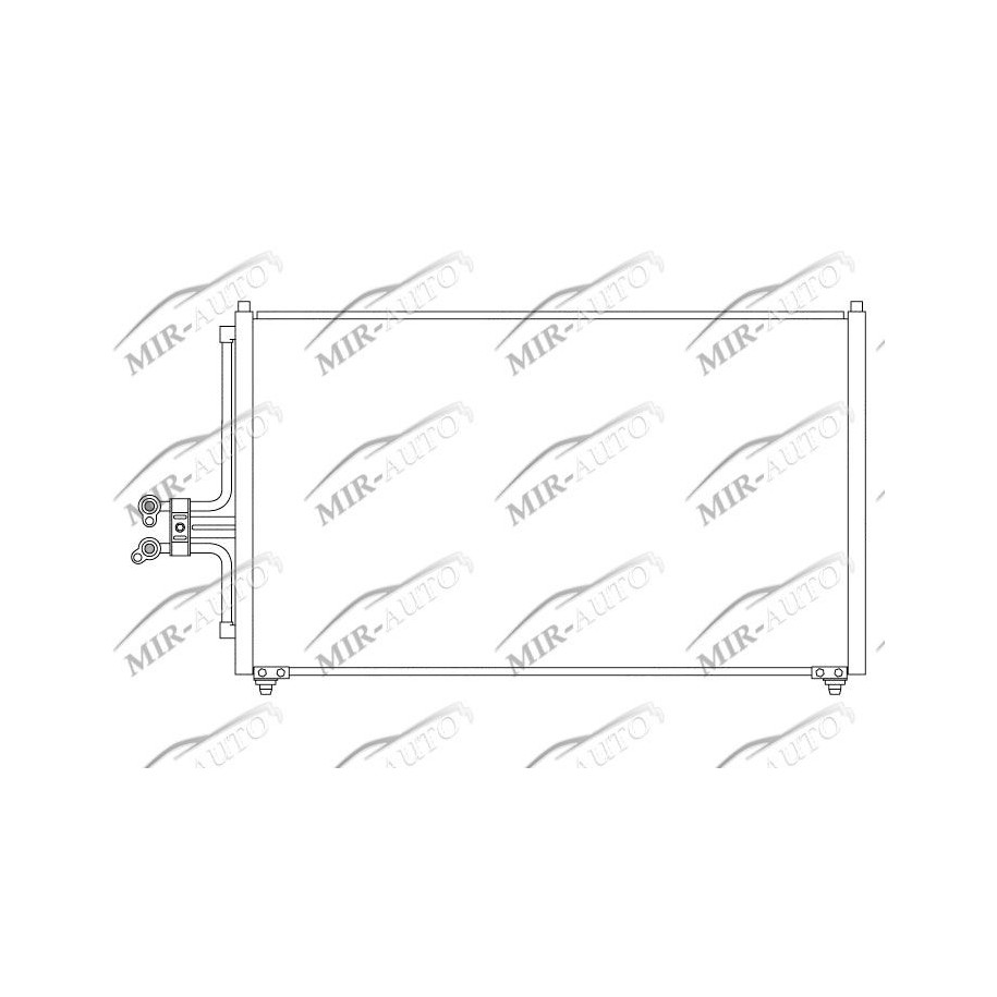 AC condenser without receiver drier