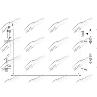 AC condenser without receiver drier