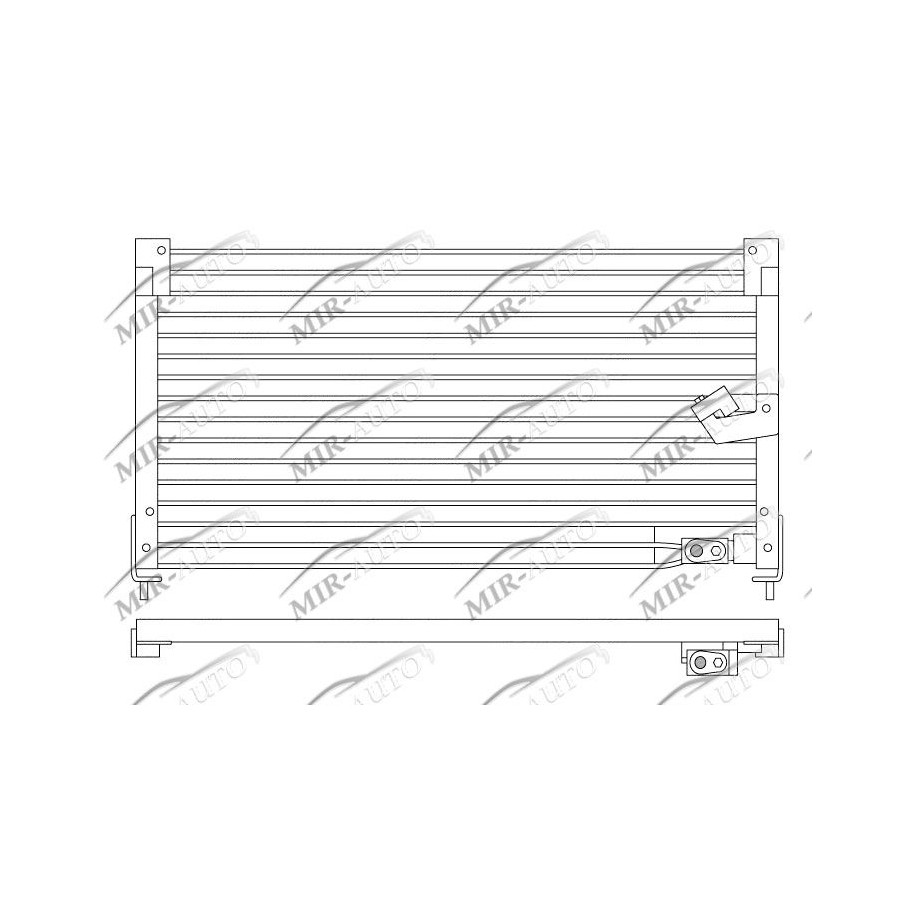 AC condenser without receiver drier