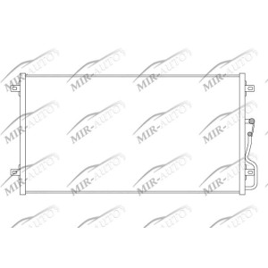 AC condenser without receiver drier