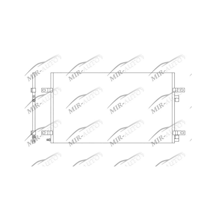 AC condenser without receiver drier