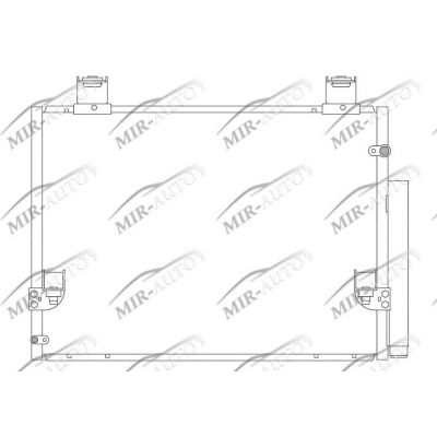 AC condenser with integrated receiver drier