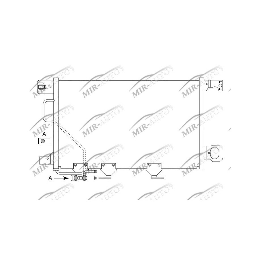 AC condenser without receiver drier