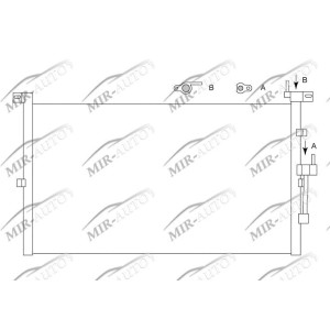 AC condenser without receiver drier