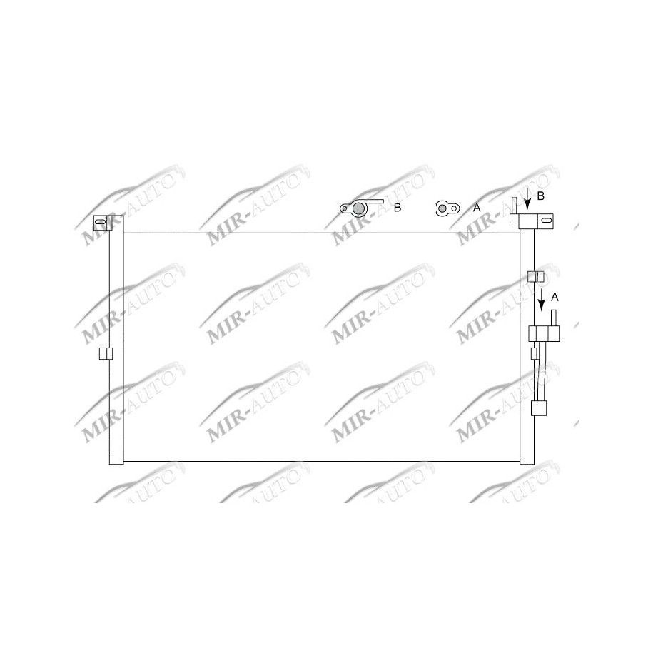 AC condenser without receiver drier