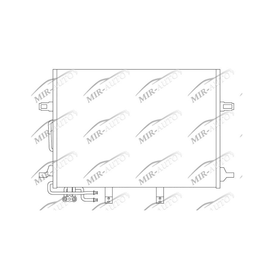 AC condenser without receiver drier