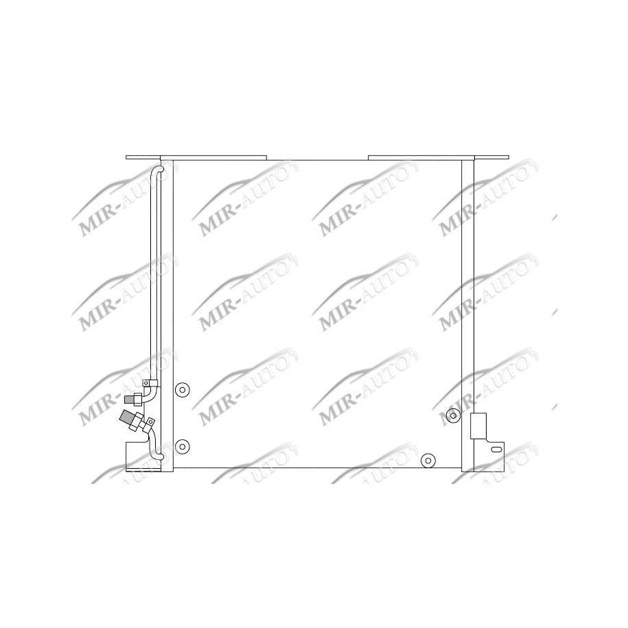 AC condenser without receiver drier