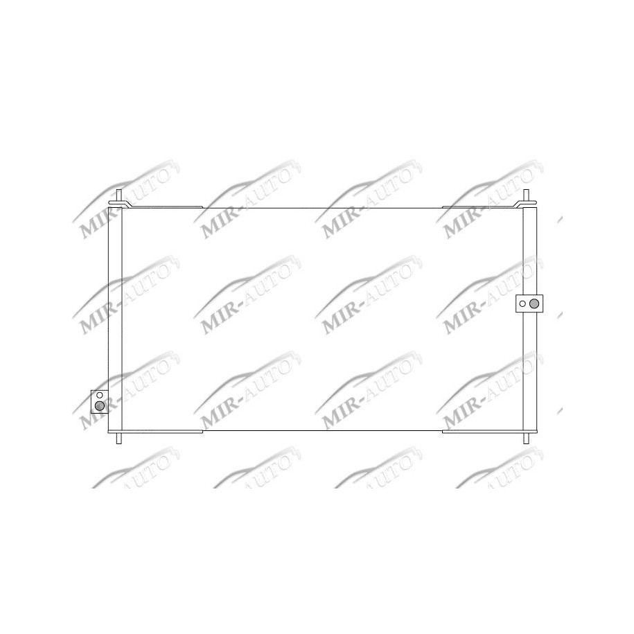 AC condenser without receiver drier