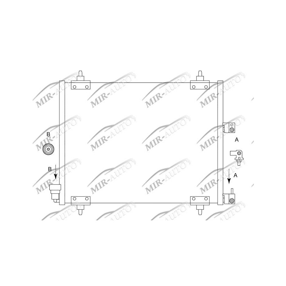 AC condenser without receiver drier