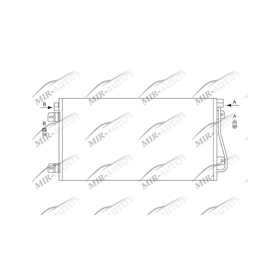 AC condenser without receiver drier