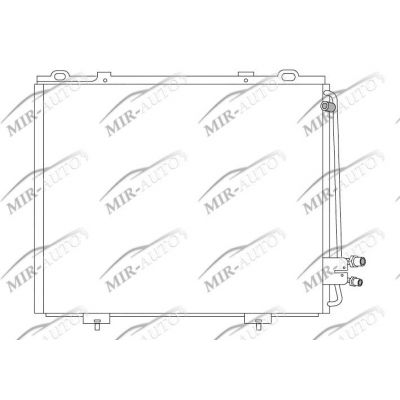 AC condenser without receiver drier