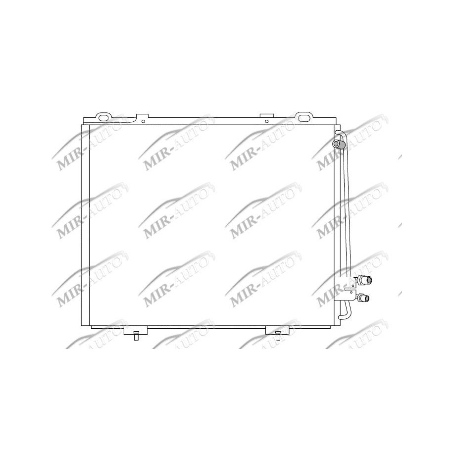 AC condenser without receiver drier