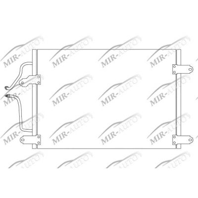 AC condenser without receiver drier