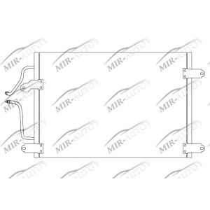 AC condenser without receiver drier