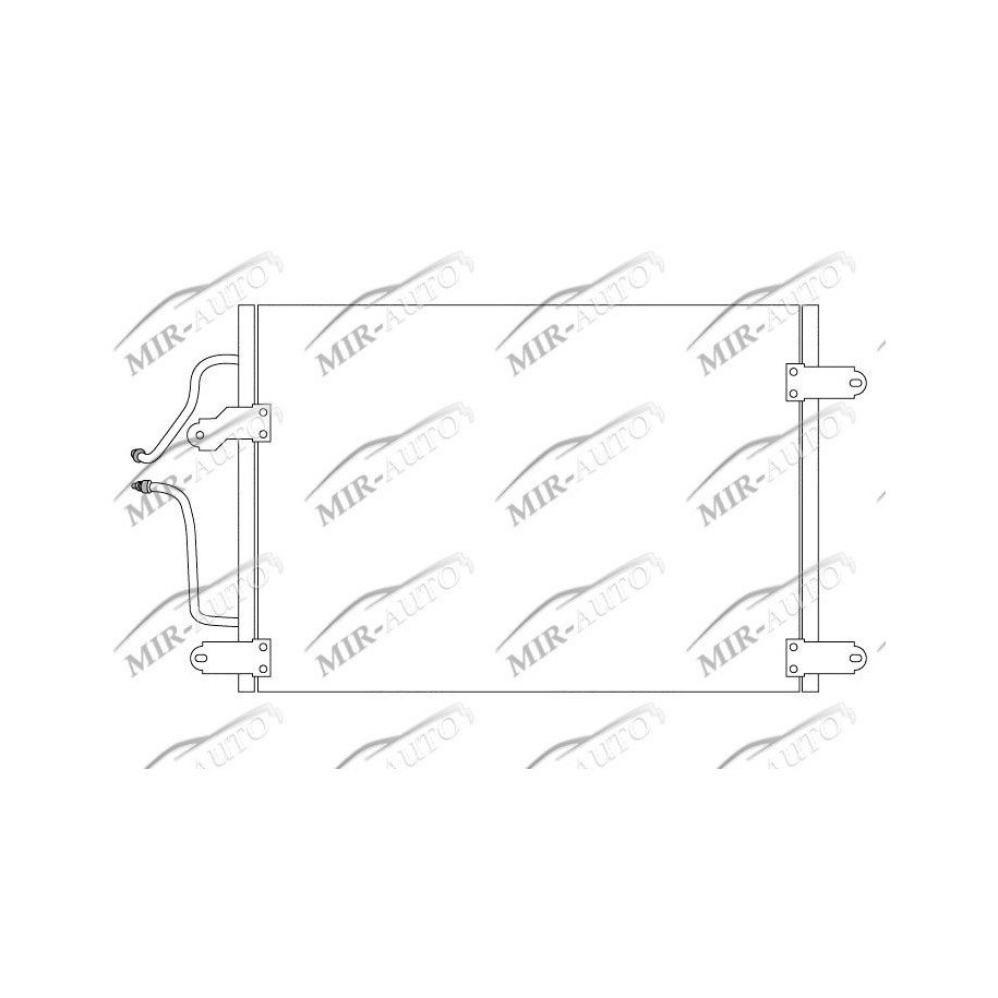 AC condenser without receiver drier