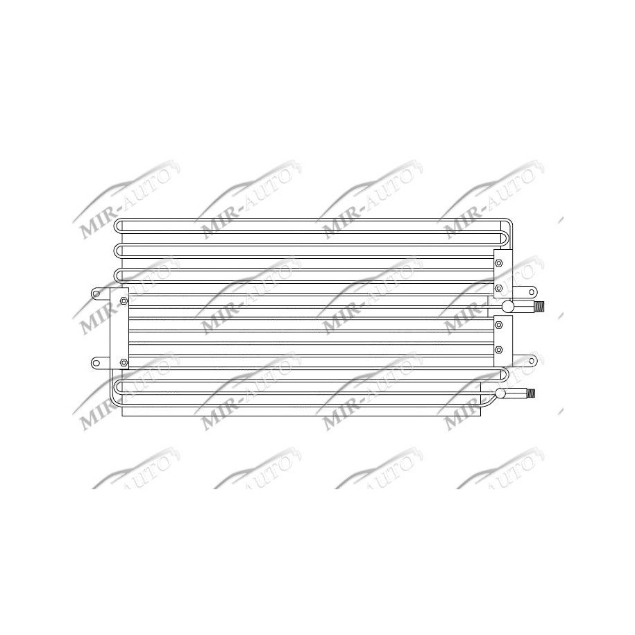AC condenser without receiver drier