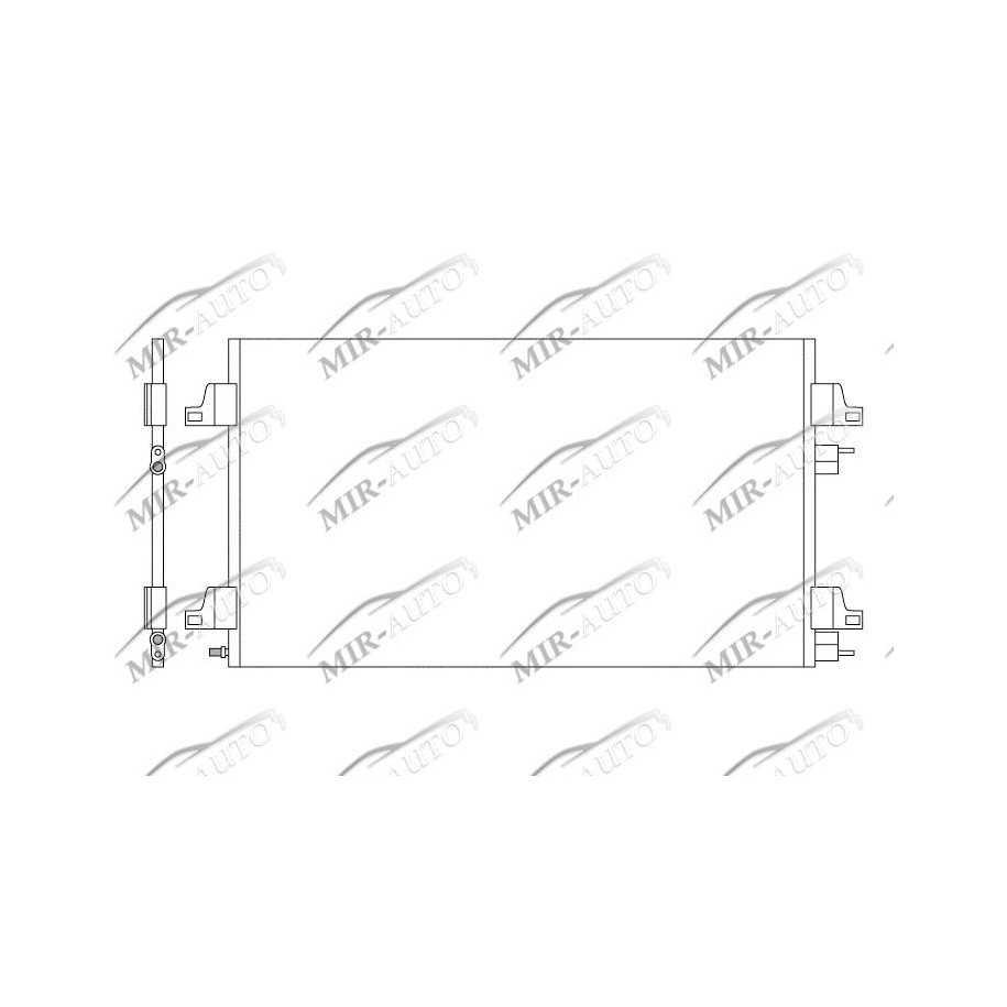 AC condenser without receiver drier