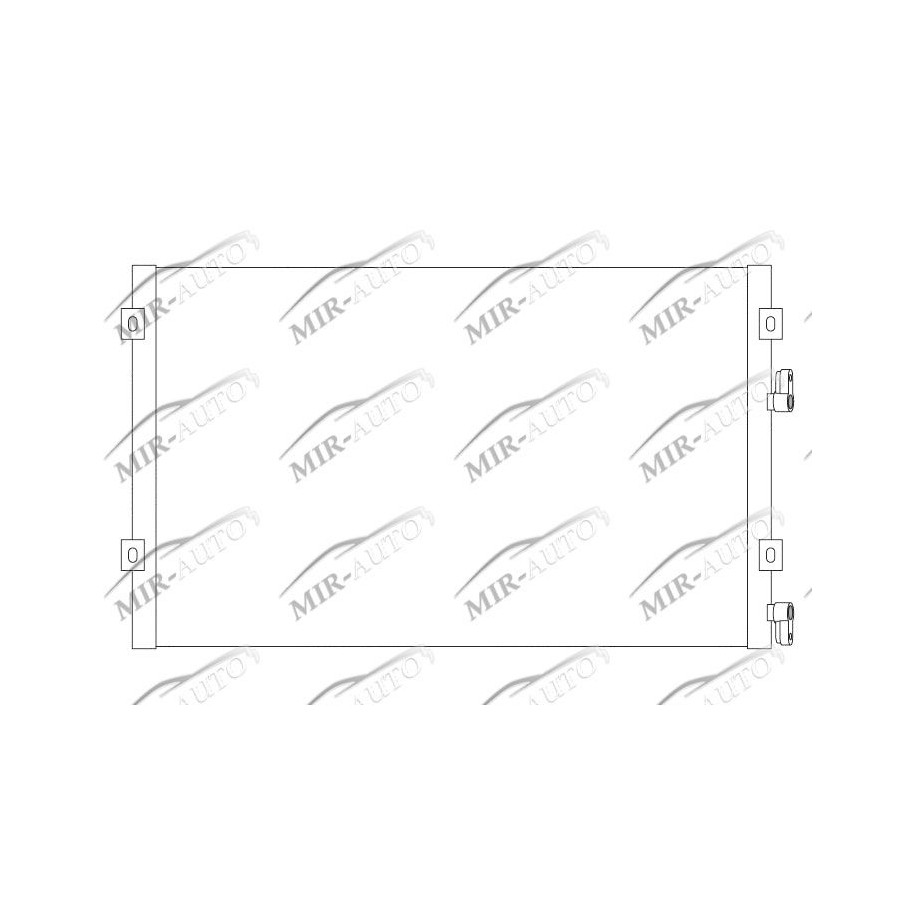 AC condenser without receiver drier