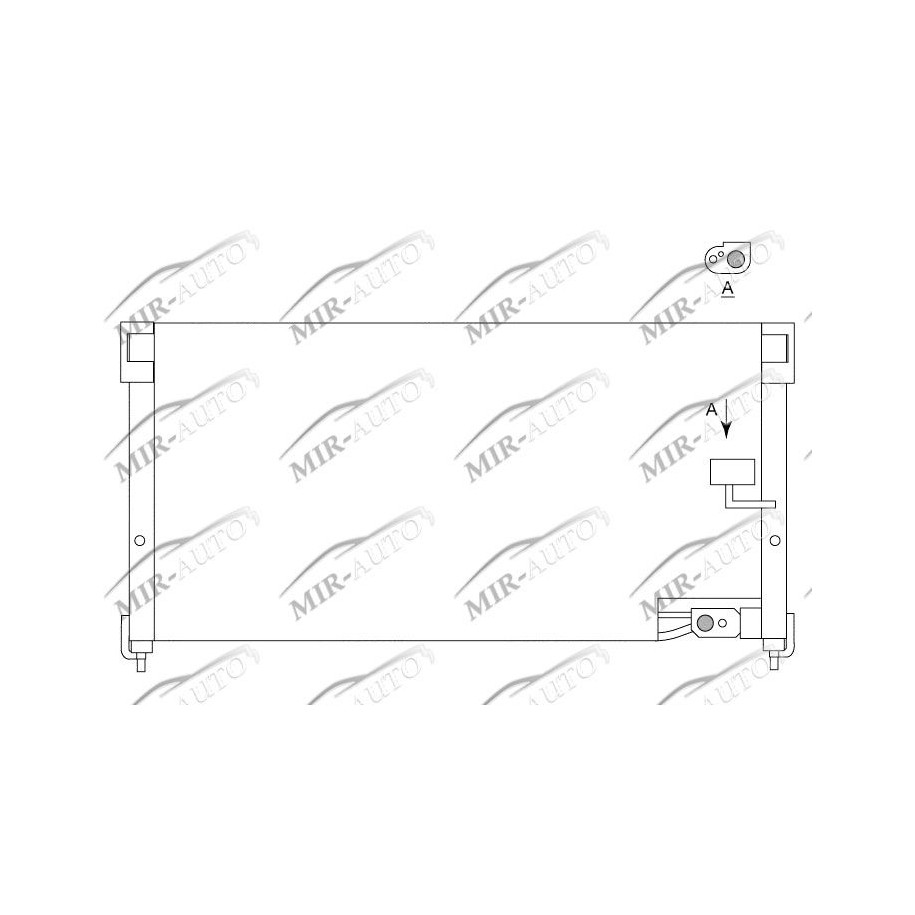 AC condenser without receiver drier