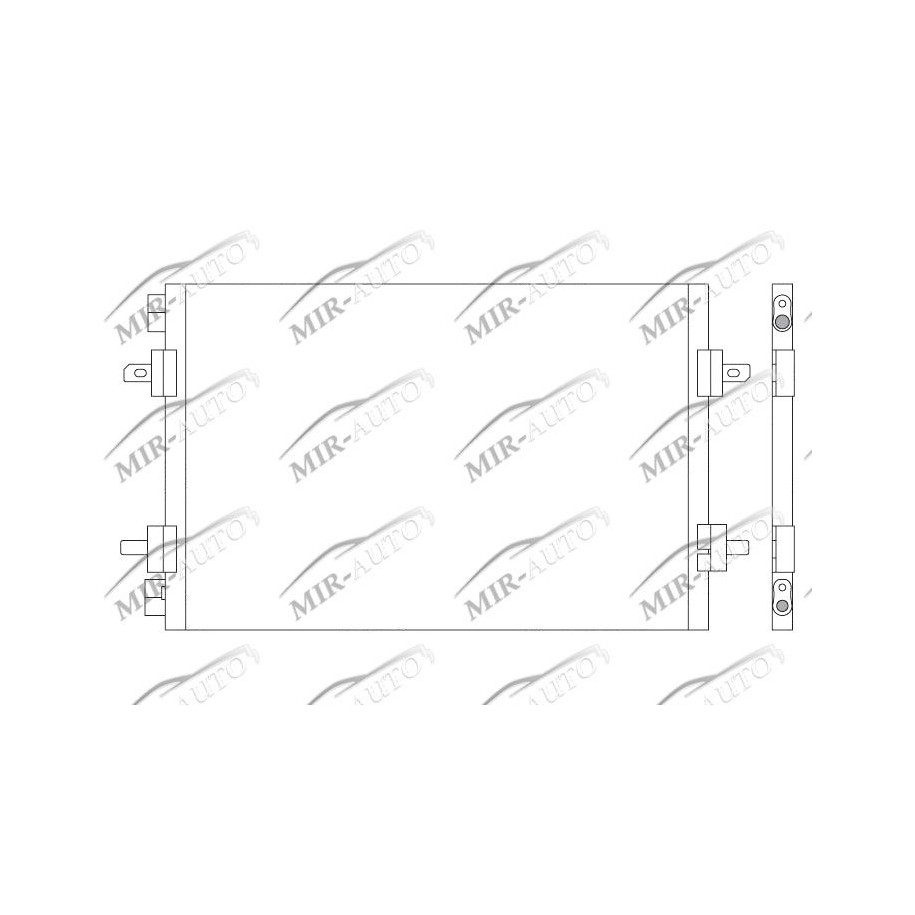 AC condenser without receiver drier