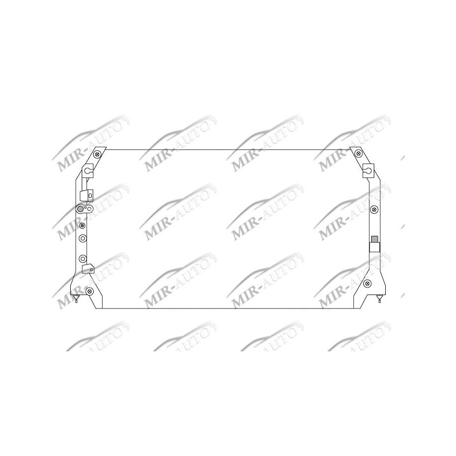 AC condenser without receiver drier