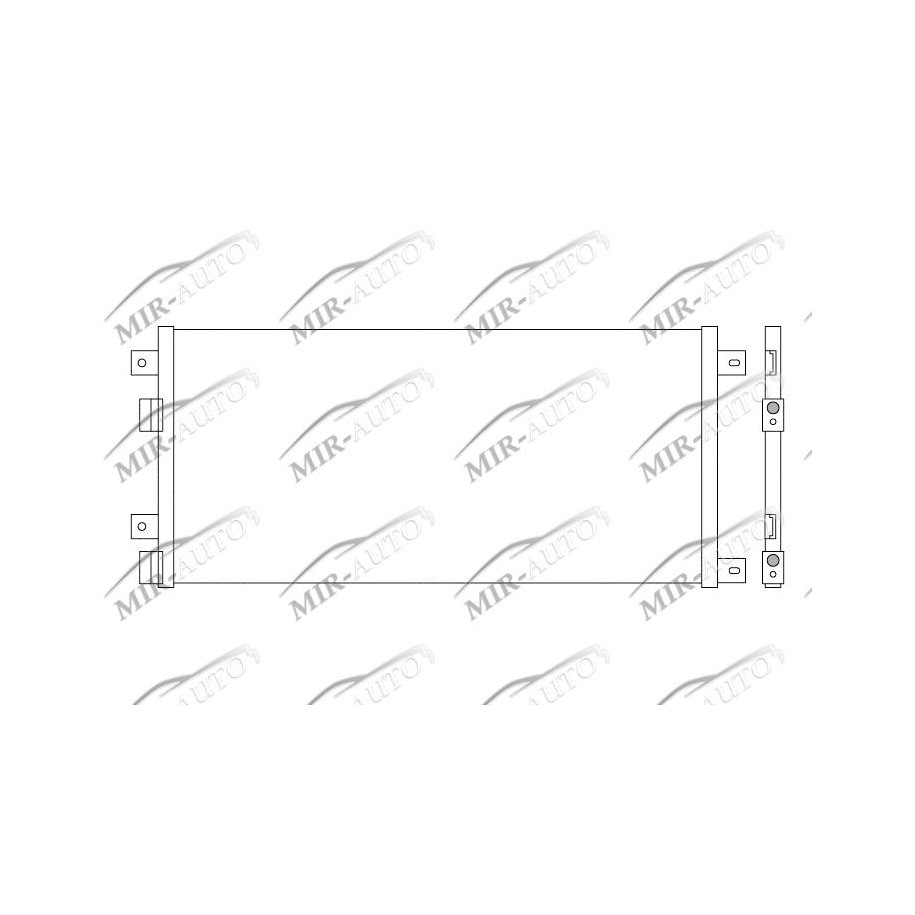 AC condenser without receiver drier