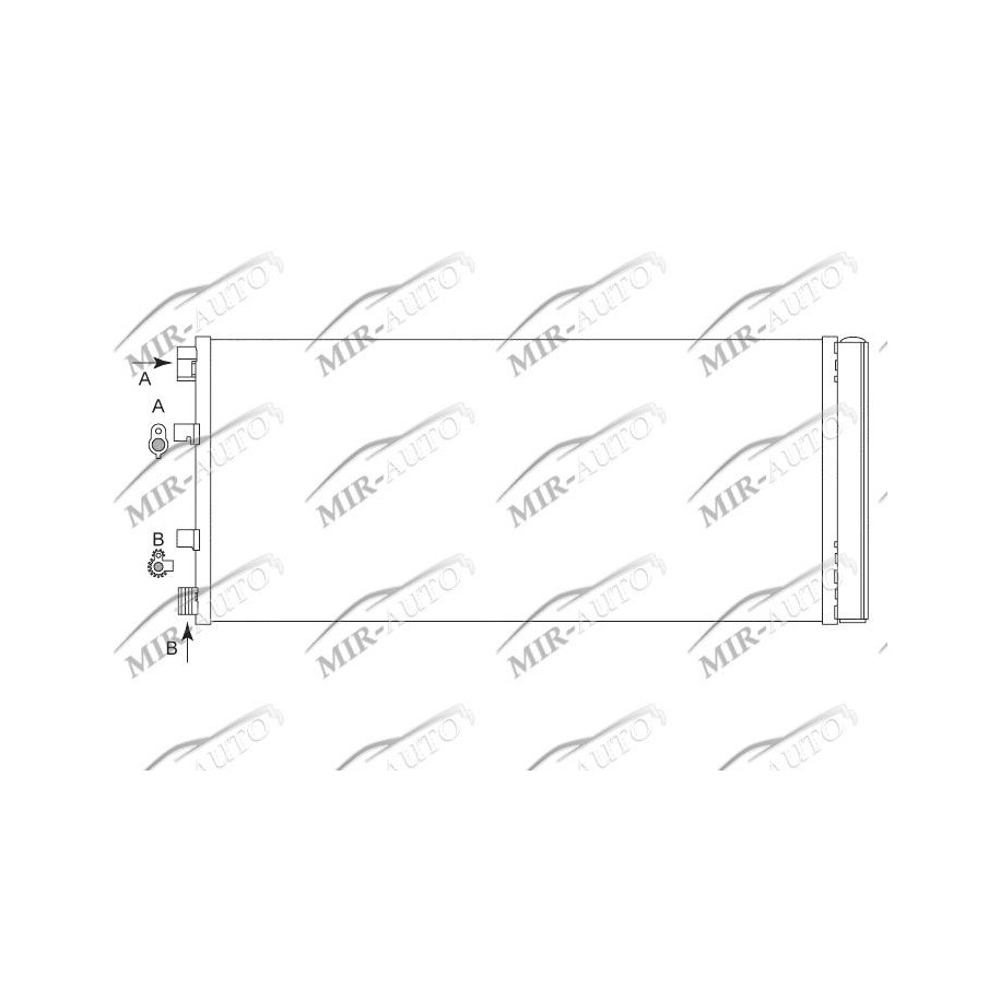 AC condenser with integrated receiver drier