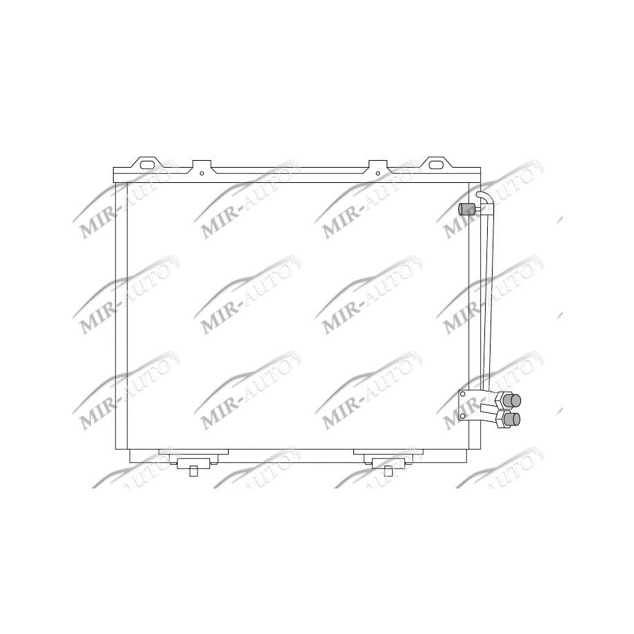 AC condenser without receiver drier