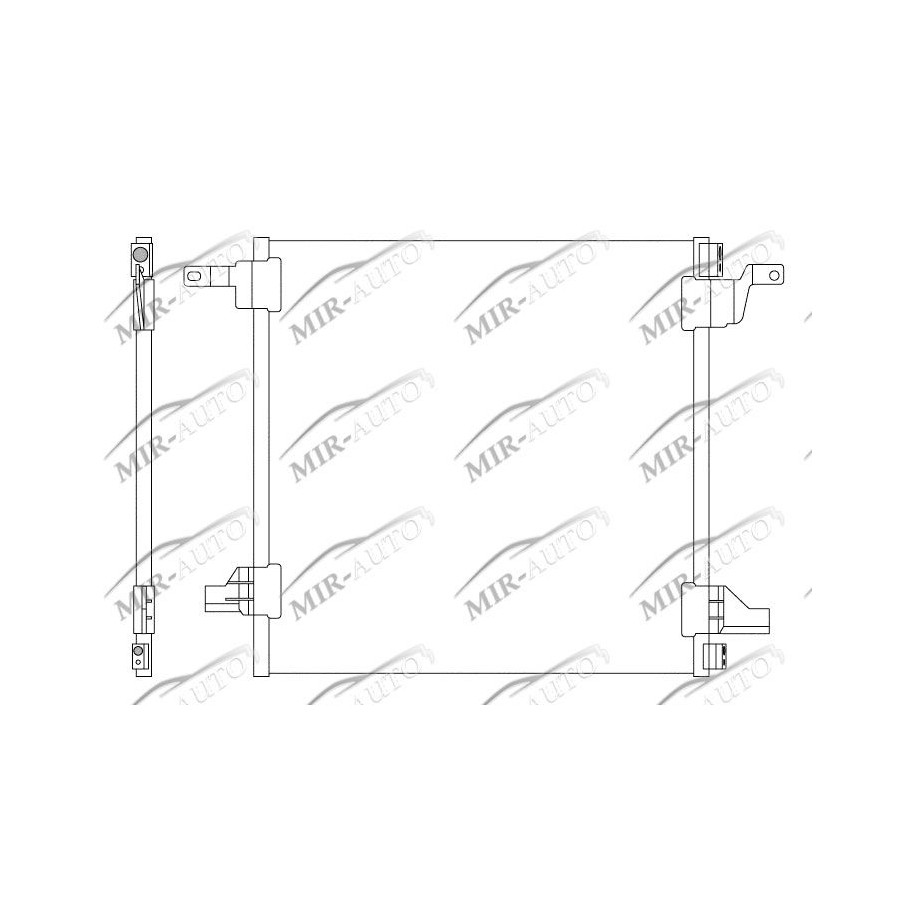 AC condenser without receiver drier