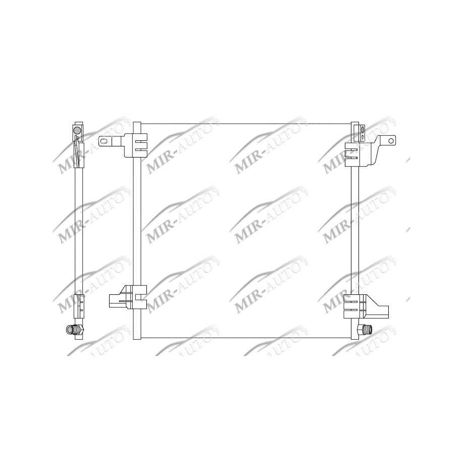 AC condenser without receiver drier