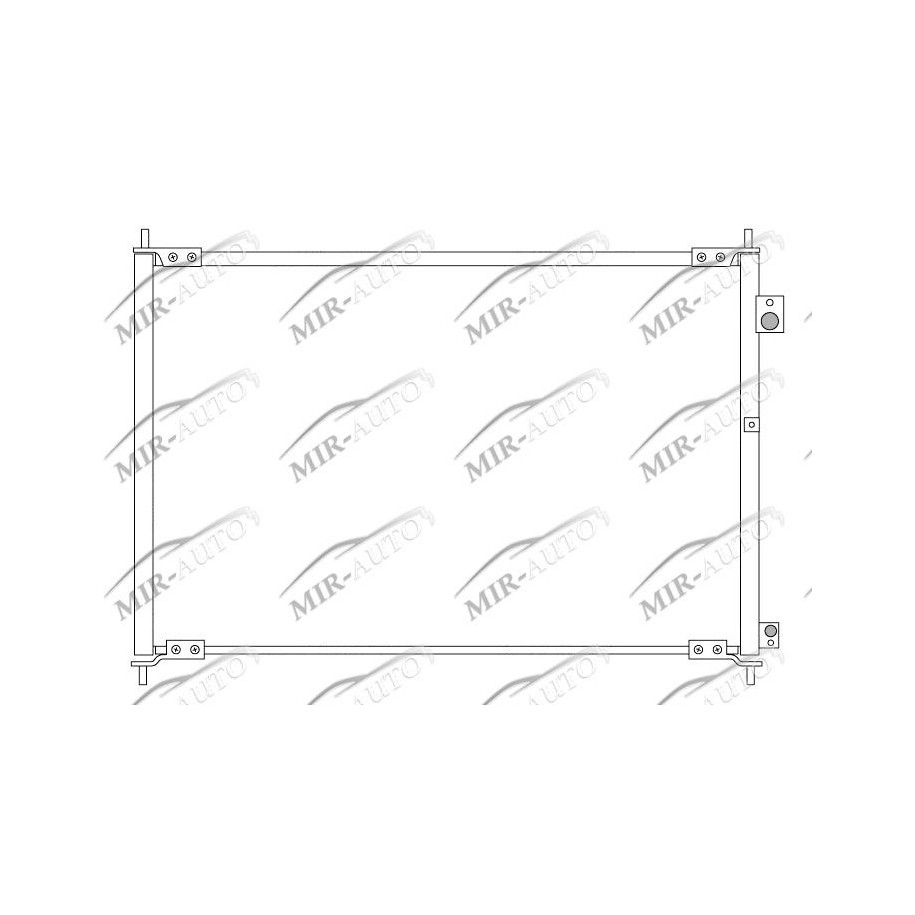 AC condenser without receiver drier