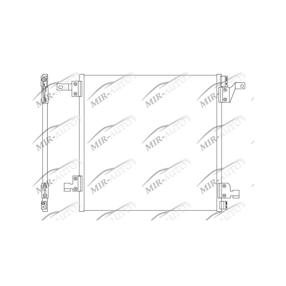 AC condenser without receiver drier