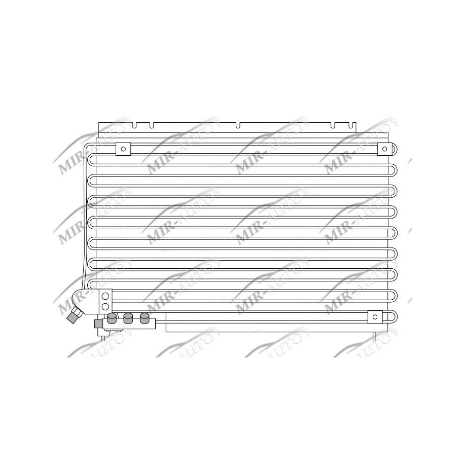 AC condenser without receiver drier