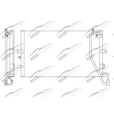 AC condenser without receiver drier