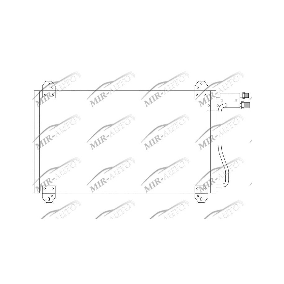 AC condenser without receiver drier
