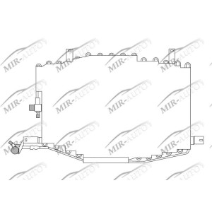 AC condenser without receiver drier