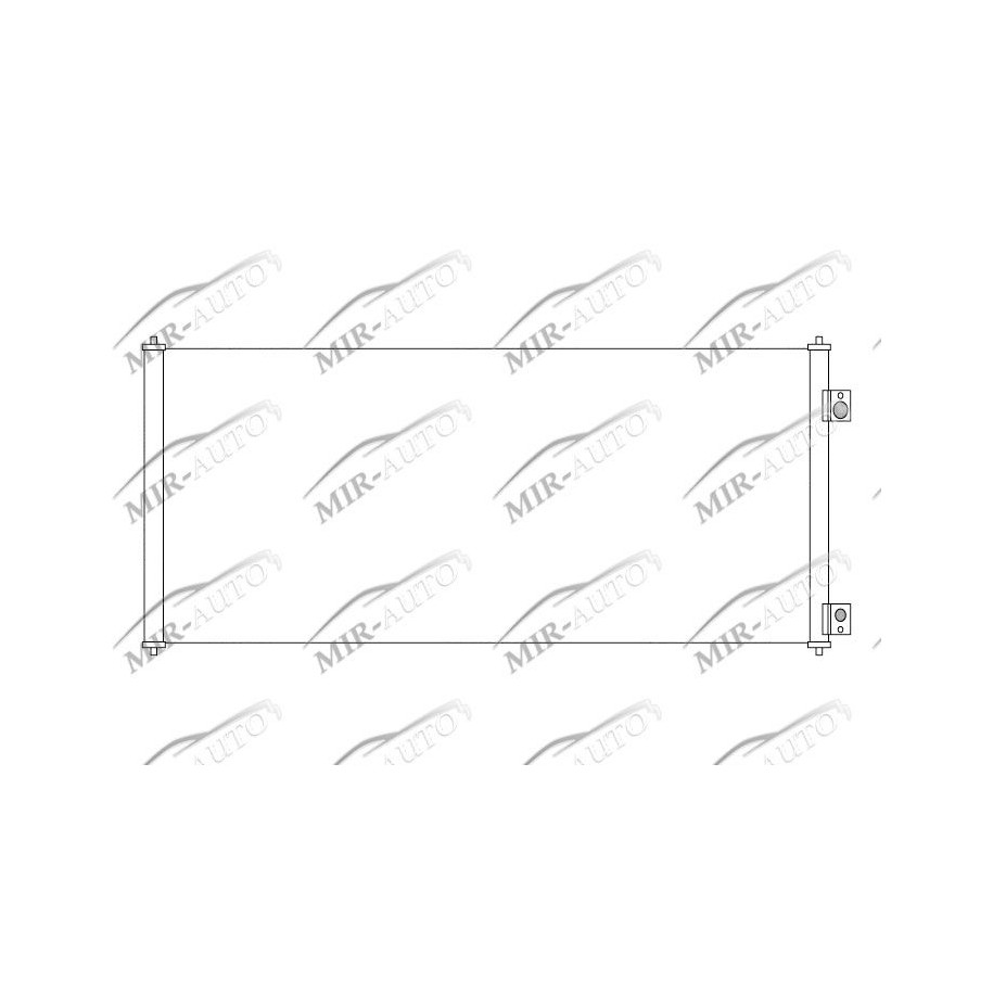 AC condenser without receiver drier
