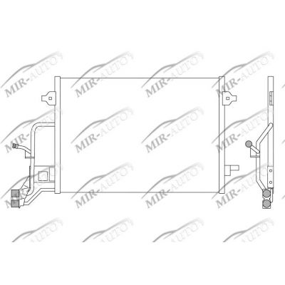 AC condenser without receiver drier