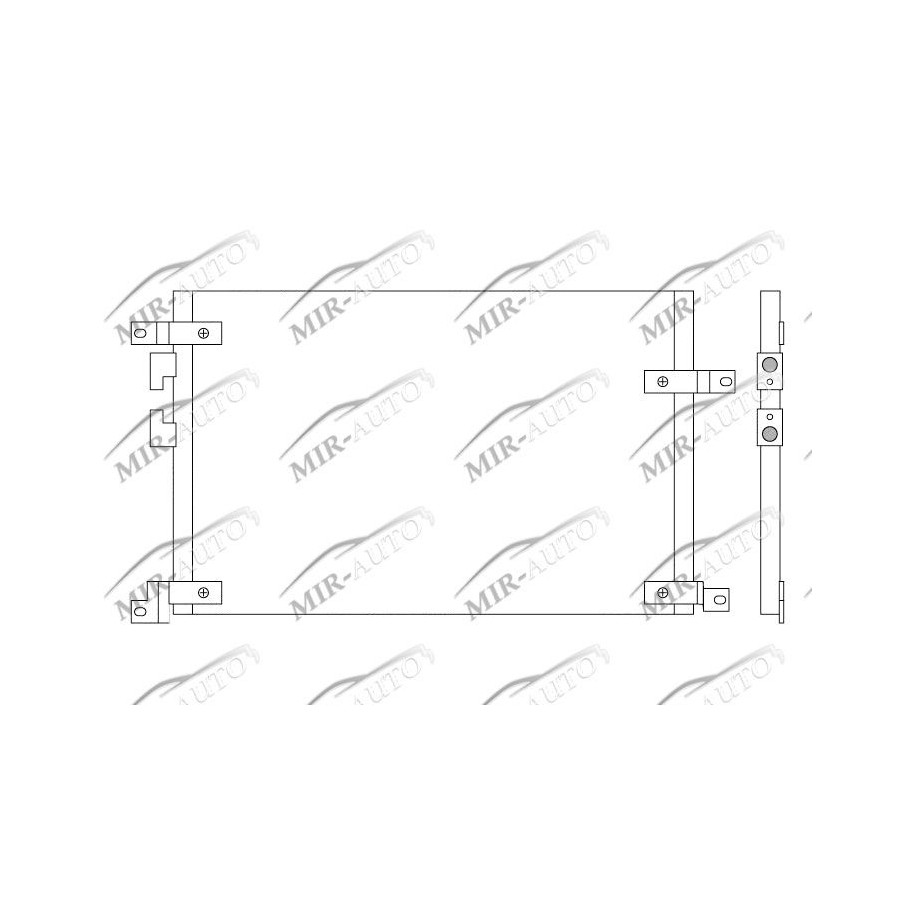AC condenser without receiver drier