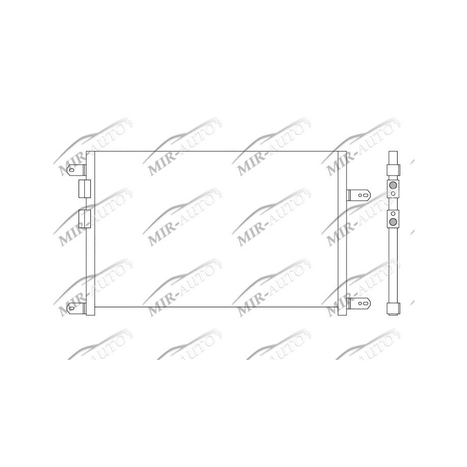 AC condenser without receiver drier