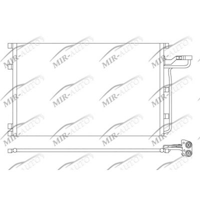 AC condenser without receiver drier