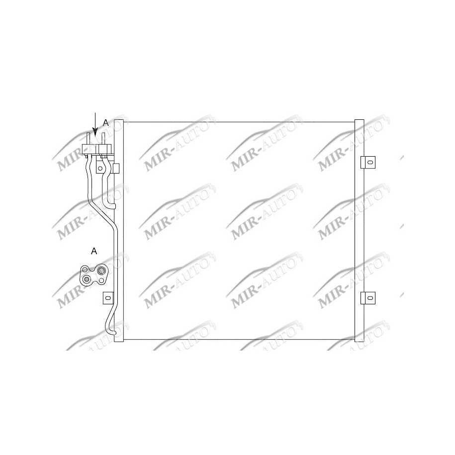 AC condenser without receiver drier