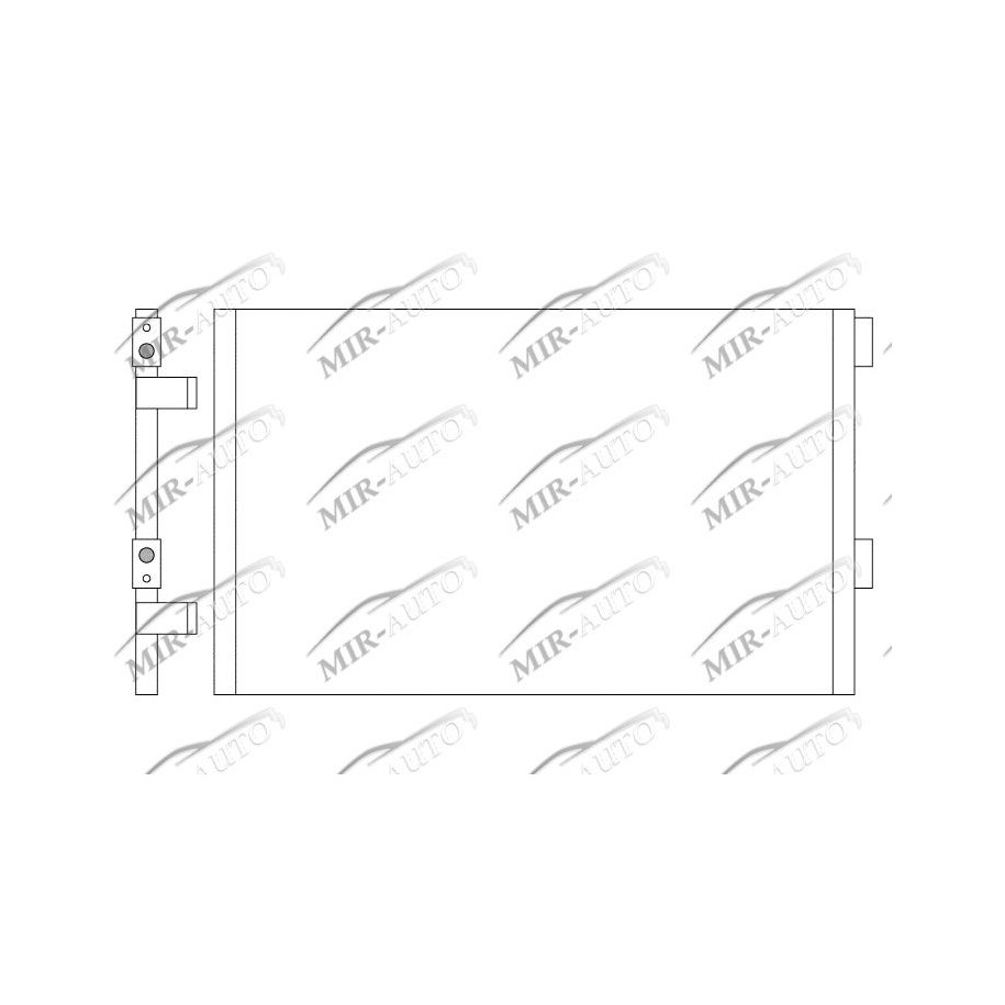 AC condenser without receiver drier