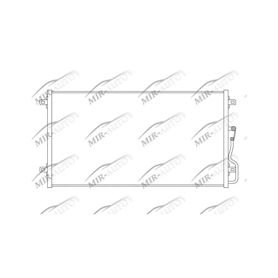 AC condenser without receiver drier