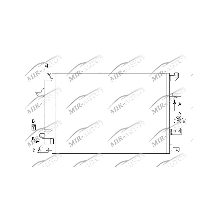 AC condenser without receiver drier